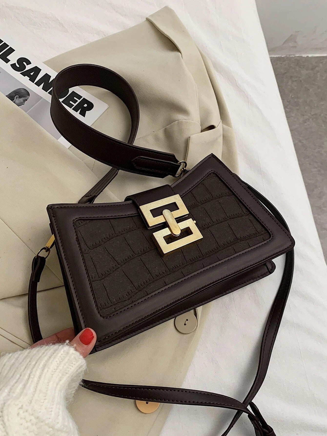 حقيبة باجيت جلد شنط وحقائب شنط