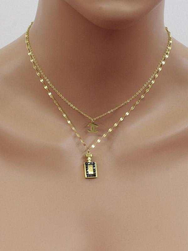 سلسال شانيل ستنلس ستيل سلسال chanel