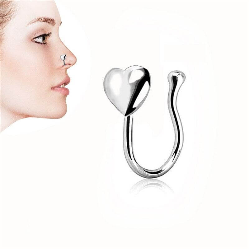 زمام قلب كبس زمام متوفر 2 لون فضي