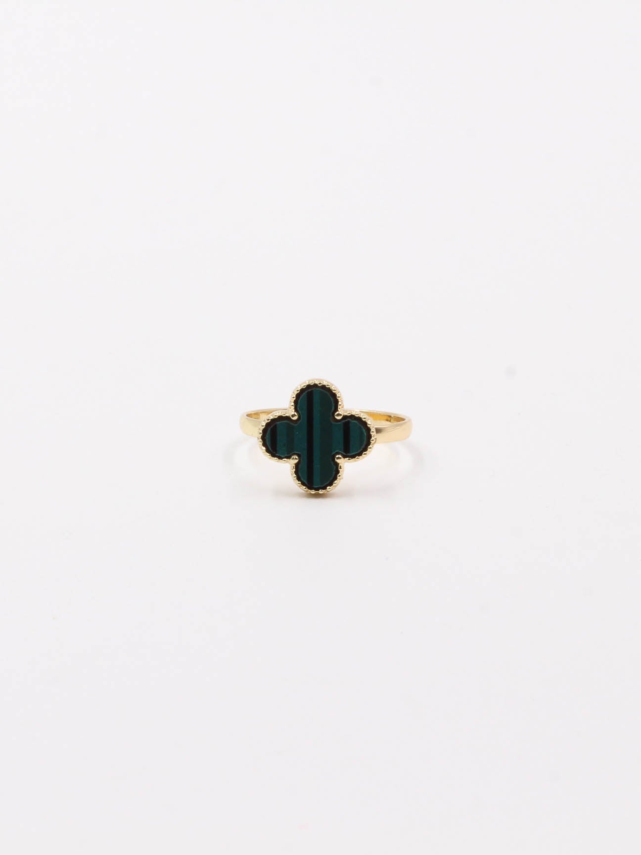 خاتم فان كليف ورده صغير خواتم van cleef اخضر