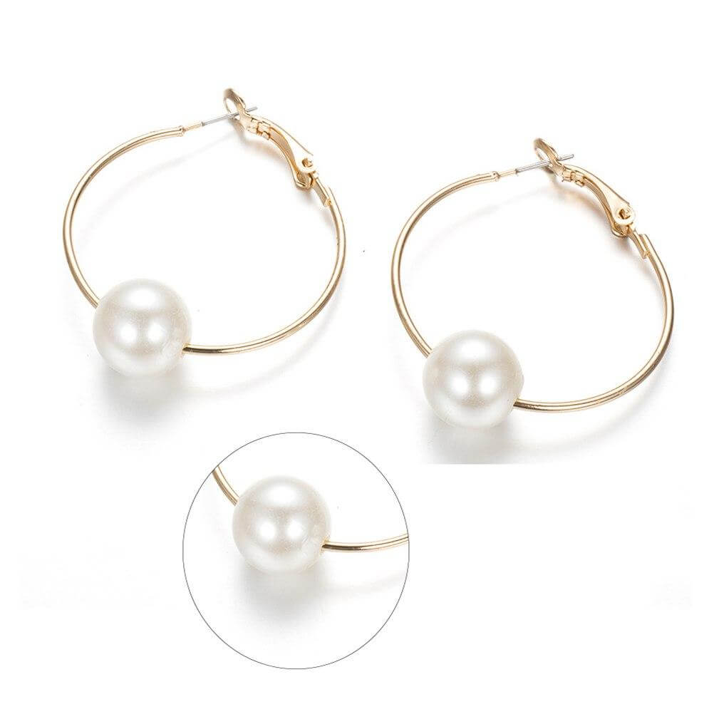 حلق دائري لولو حلق متوفر 1 لون