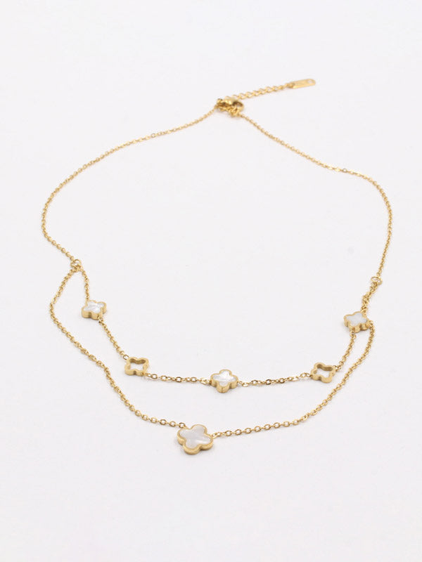 سلسال فان كليف ملون دورين سلسال van cleef ابيض
