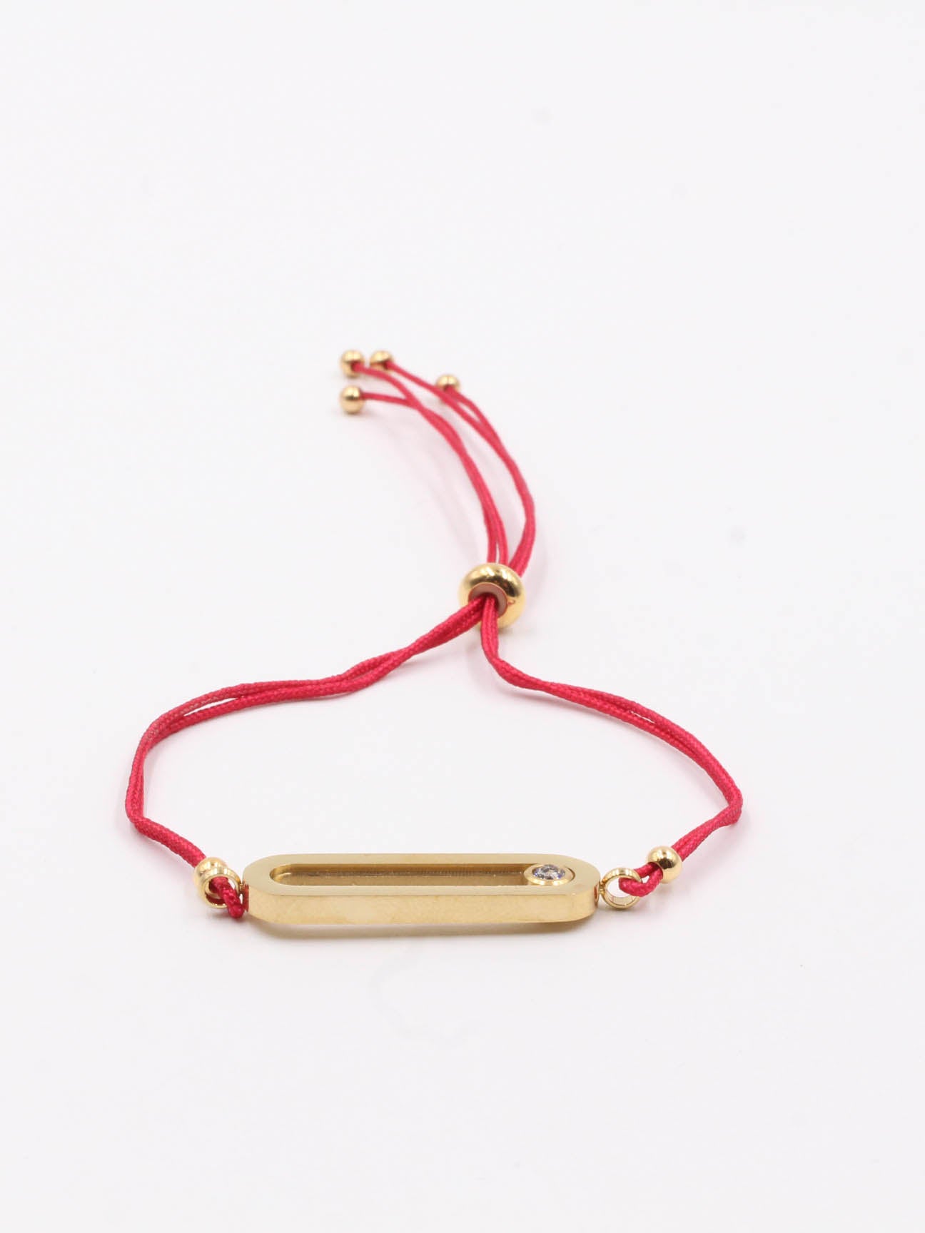 اساور ميسيكا خيط messika احمر ذهبي