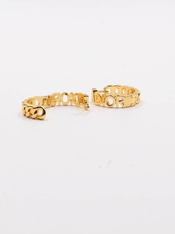 حلق ديور ستنلس ستيل حلق dior