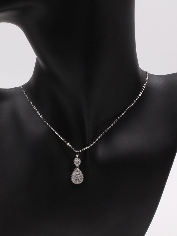 سلسال دمعتين صغيره زركون سلسال Jewel