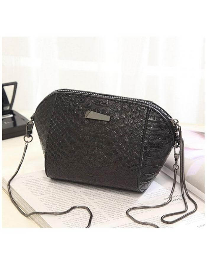 حقيبة يد جلد تمساح شنط وحقائب متوفر 3 لون اسود