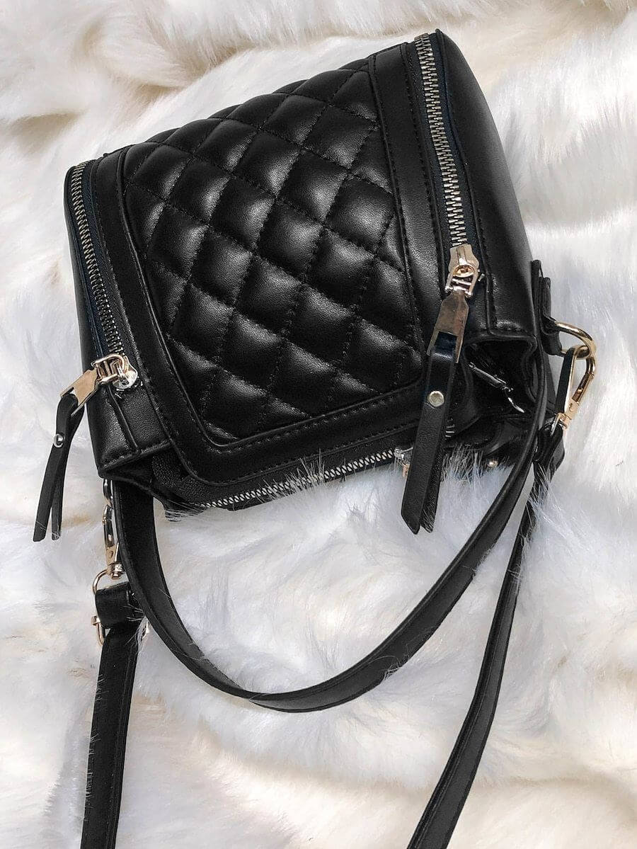 حقيبة سكويرز سوداء شنط وحقائب شنط