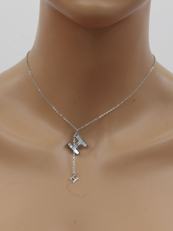 Silver Hormuz necklace - سلسال هرمز فضي سلسال HERMES