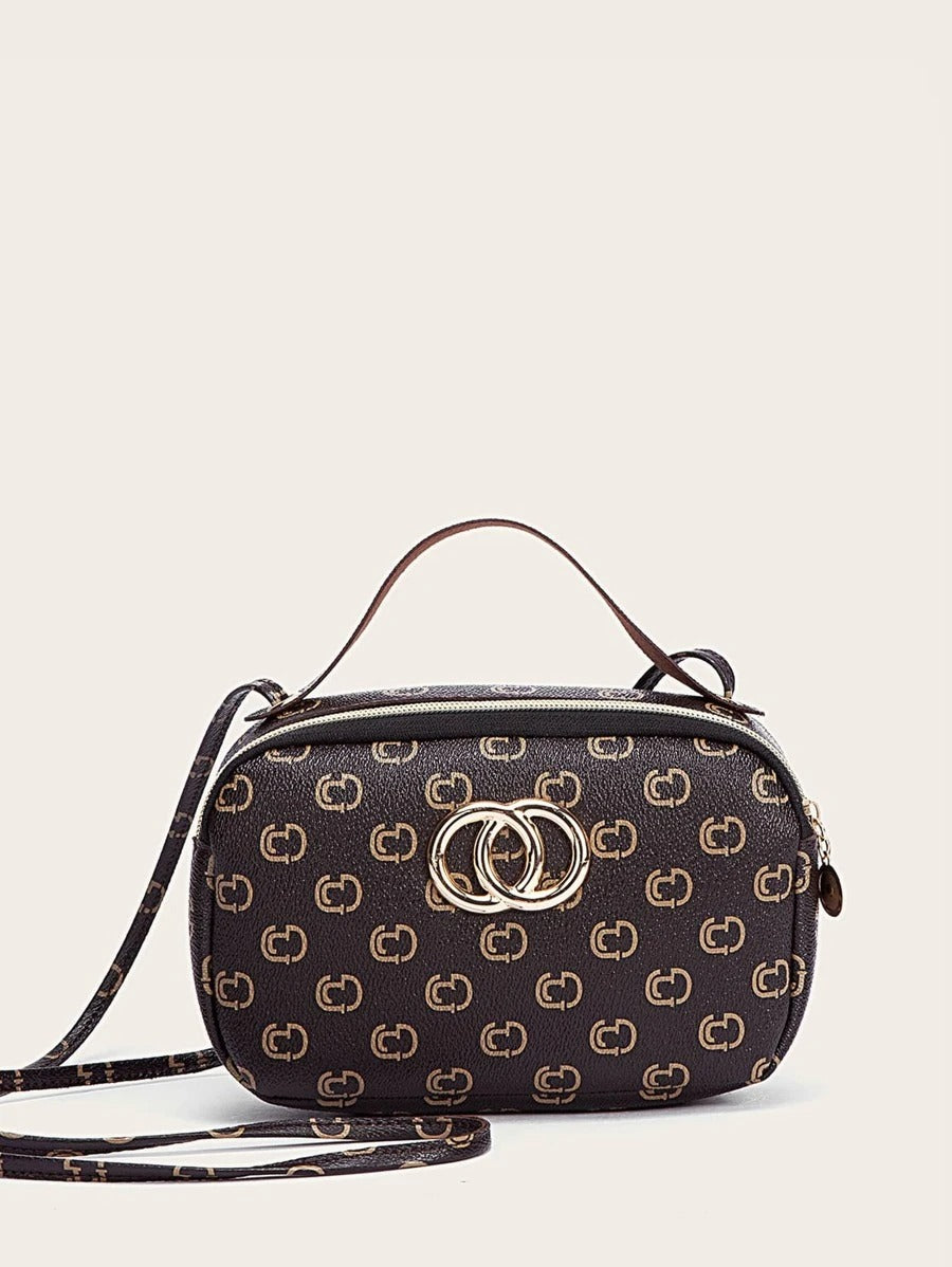 حقيبة كتف بني صغيرة شنط وحقائب شنط