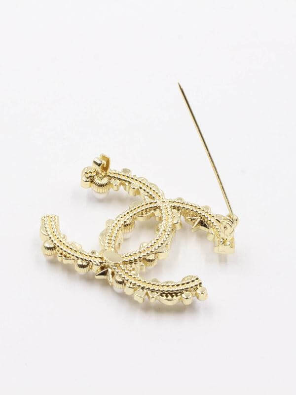 بروش شانيل لولو وكرستال بروش chanel