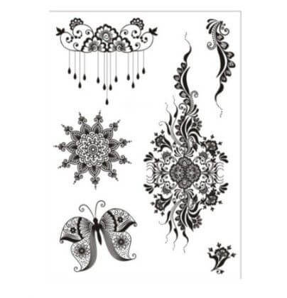 تاتو اسود اشكال مختلفه تاتوو متوفر 10 موديل J015