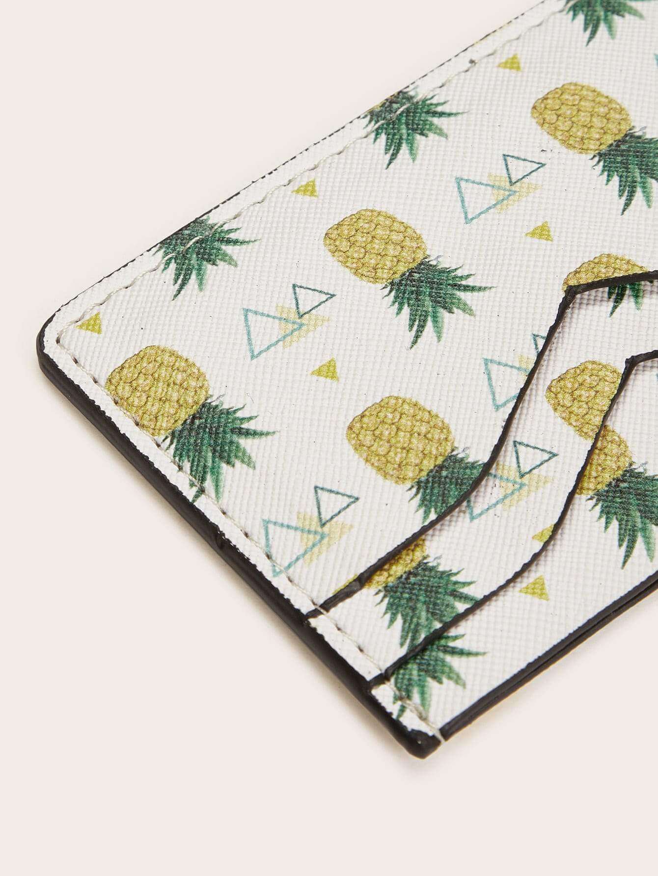 حامل كروت بطبعة اناناس محافظ بوك