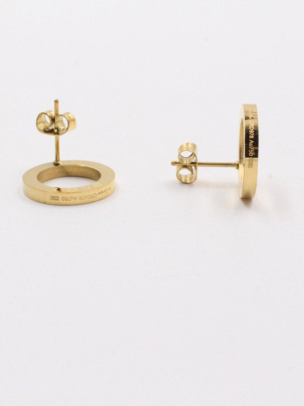 حلق كارتير ميتال مدور حلق CARTIER