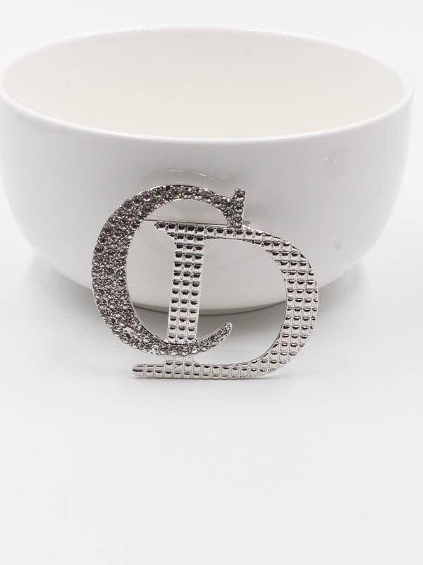 بروش ديور ميتال وكريستال بروش dior