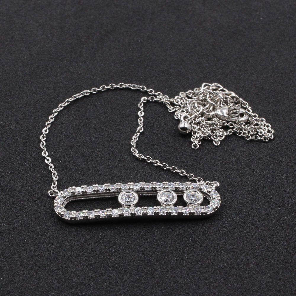 سلسال ميسيكا زركون messika فضي