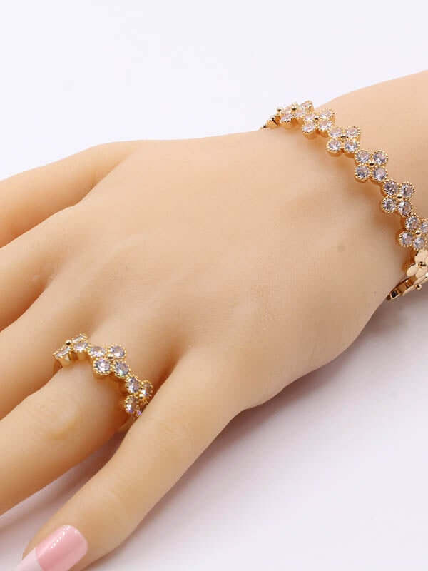 اسوارة فان كليف الورده مع خاتم اسواره van cleef