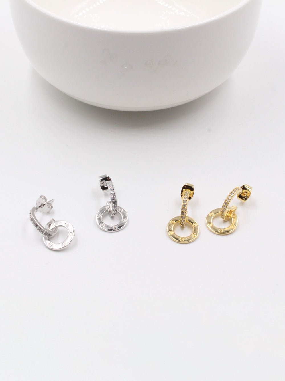 حلق كارتير دبل سيركلز حلق CARTIER