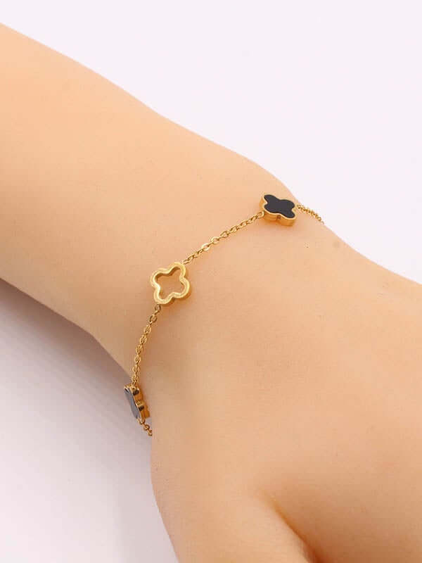 اسوارة فان كليف ملونه ميتال اسواره van cleef