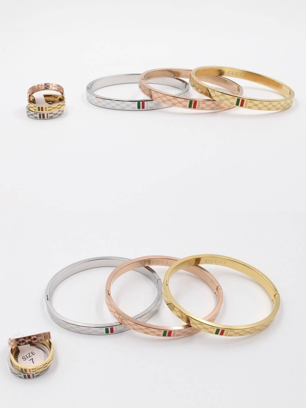 اساور قوتشي وخواتمها بيضاوي اسواره gucci