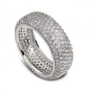 دبله زركون معوض خواتم متوفر 1 لون