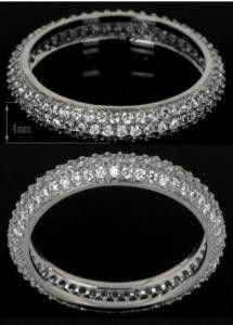 دبله خطوبه زركون ناعمه خواتم متوفر 1 لون