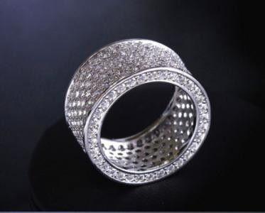 دبله زركون عريضه خواتم متوفر 1 لون