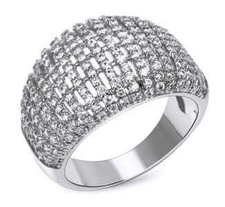 خاتم كيرف مرصع بالزركون خواتم متوفر 1 لون