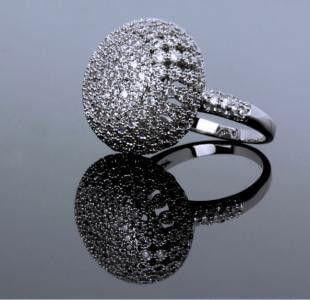 خاتم زركون دوم ديزاين خواتم متوفر 1 لون