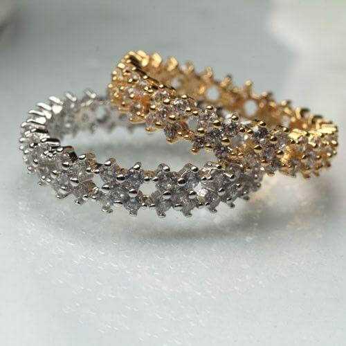 دبله زركون ناعمه خواتم متوفر 2 لون