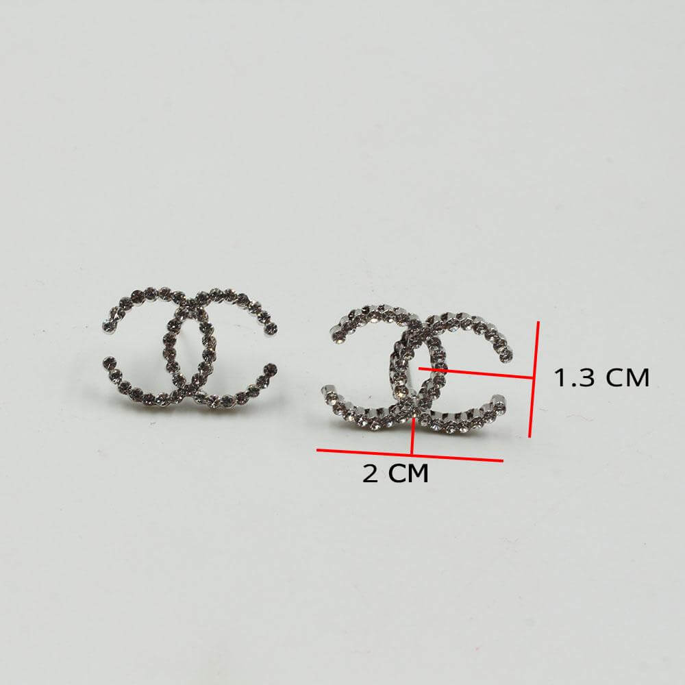 حلق شانيل كريستال لولو حلق chanel