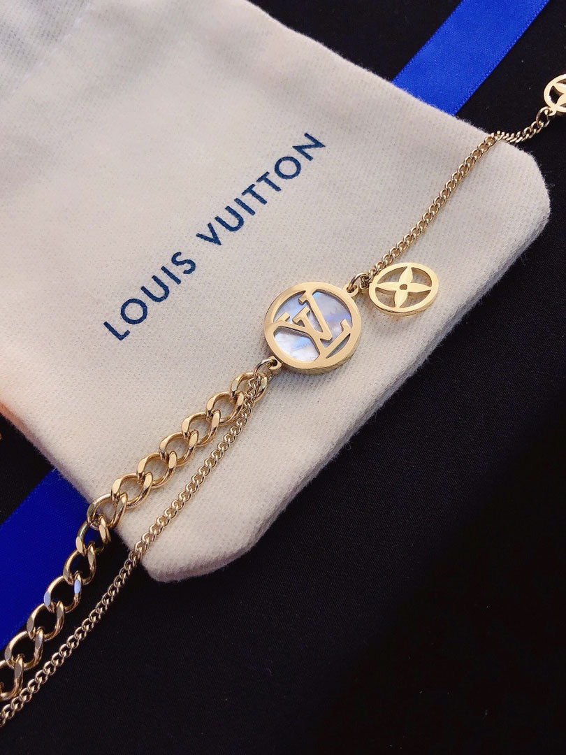 اساور لويس فيتون قولد اند وايت شيل اسواره louis vuitton