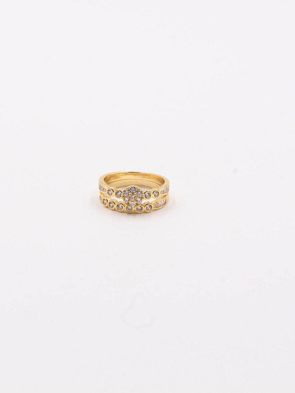 خاتم توينز خواتم متوفر 1 لون ذهبي 6