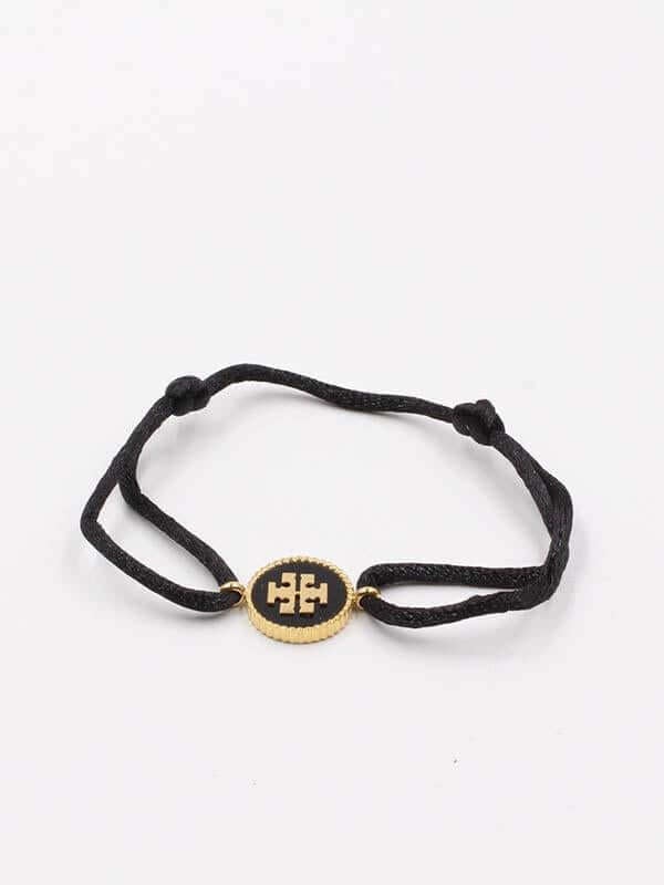 اسوارة توري بورش خيط اسواره tory burch اسود ذهبي