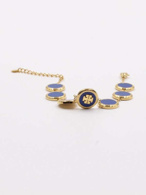 اسوارة توري بورش ملونه اسواره tory burch ازرق