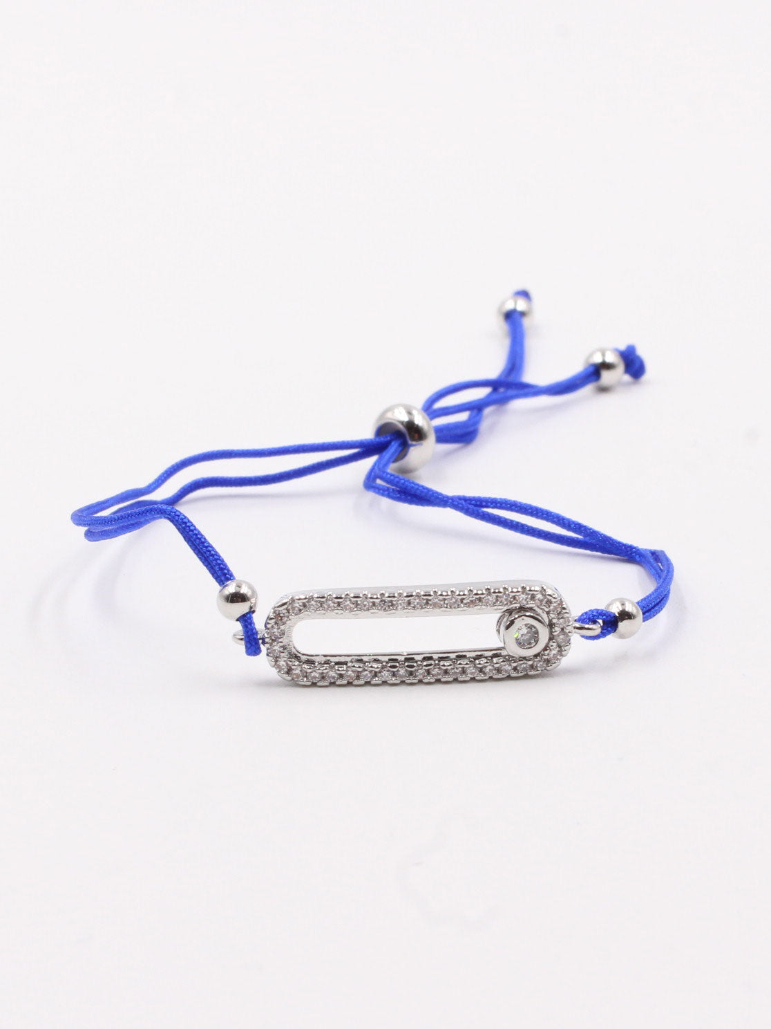 اساور ميسيكا خيط زركون messika ازرق فضي