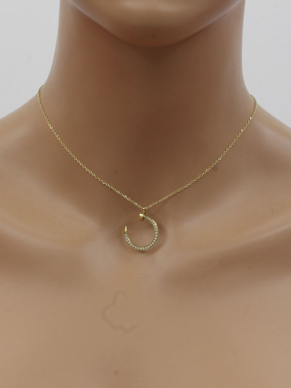 Cartier nail necklace - سلسال كارتير مسمار وسط سلسال CARTIER