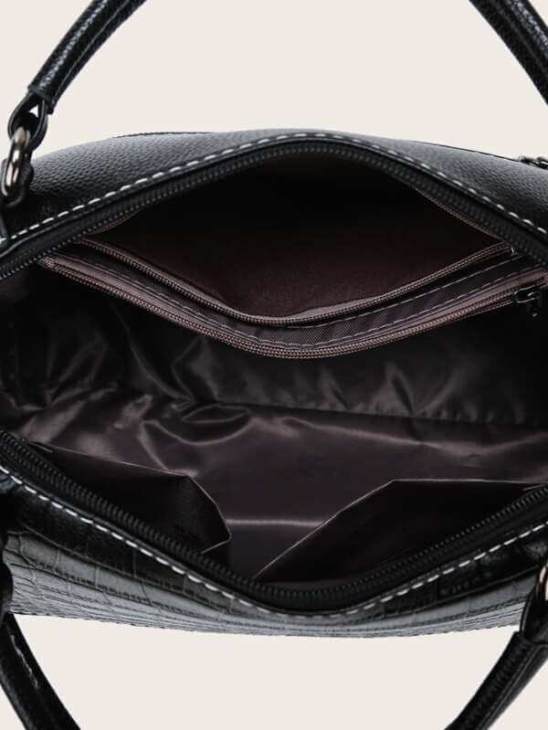 حقيبة جلد منقوشه شنط وحقائب شنط