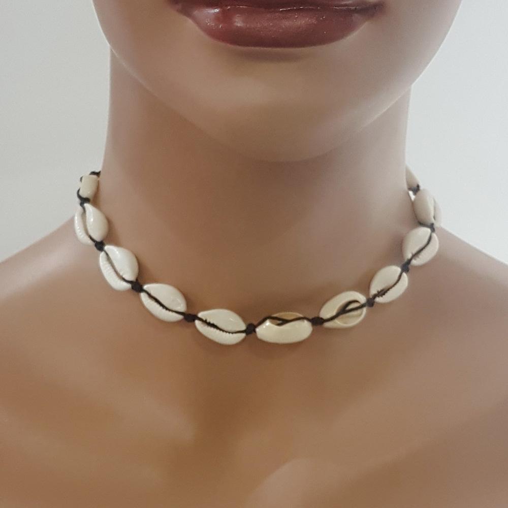 سلسال وعقد اصداف سلسال متوفر 4 لون