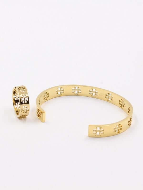 اسوارة وخاتم توري بورش فلات لوقو اسواره tory burch