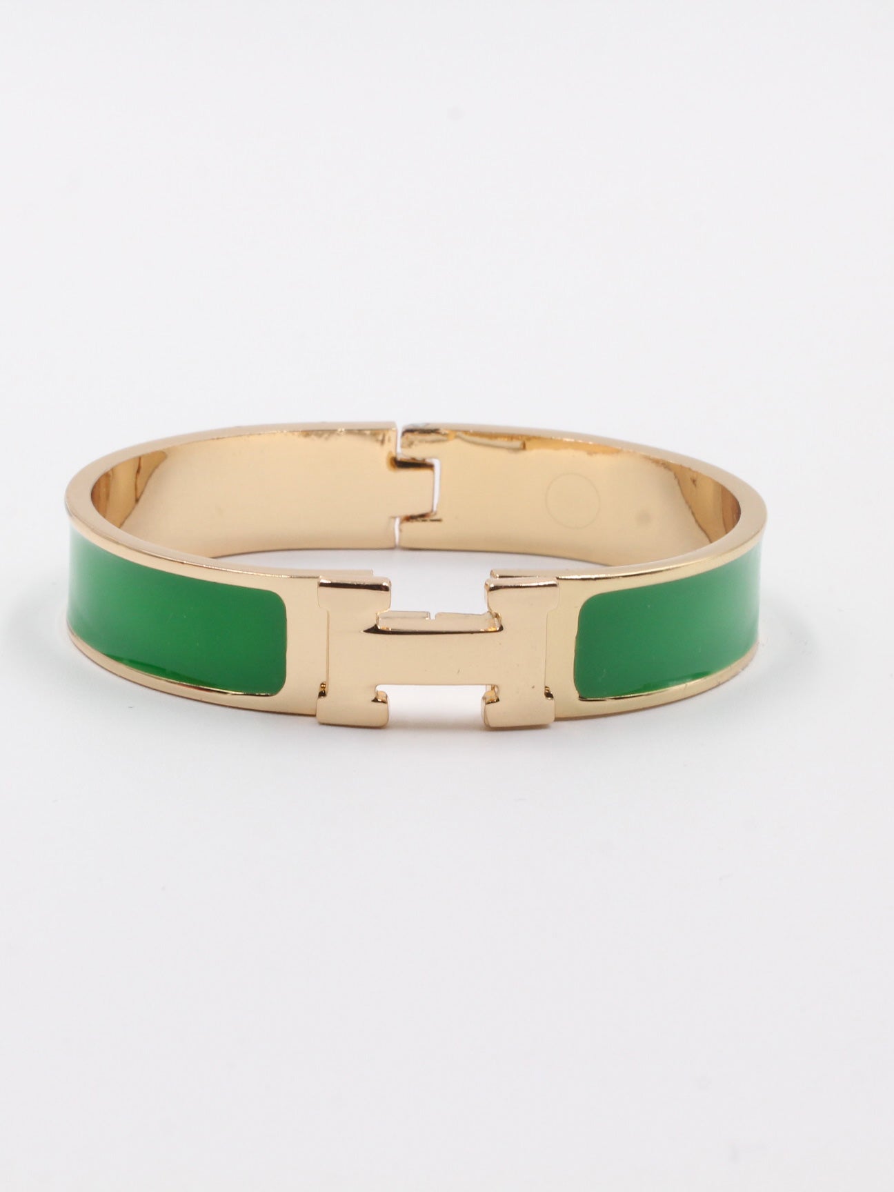 سوار هيرمز ملونة اسواره HERMES اخضر ذهبي