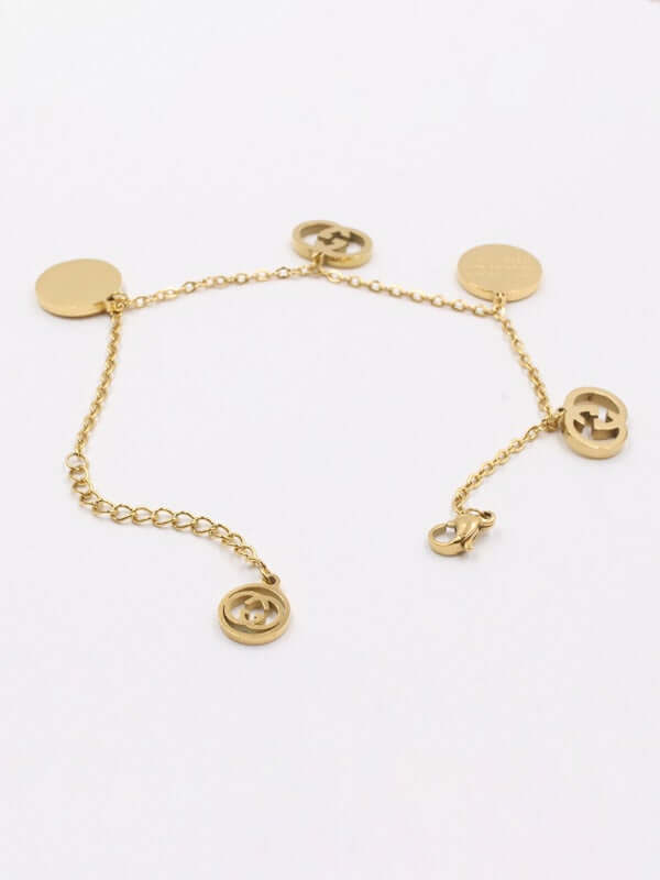 اسوارة قوتشي لوقو ميتال اسواره gucci