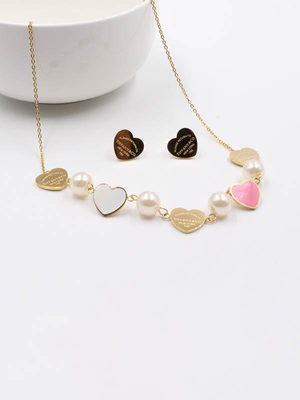 طقم تيفاني ملون لولو اطقم tiffany