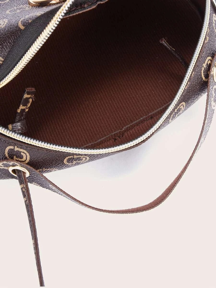 حقيبة كتف بني صغيرة شنط وحقائب شنط