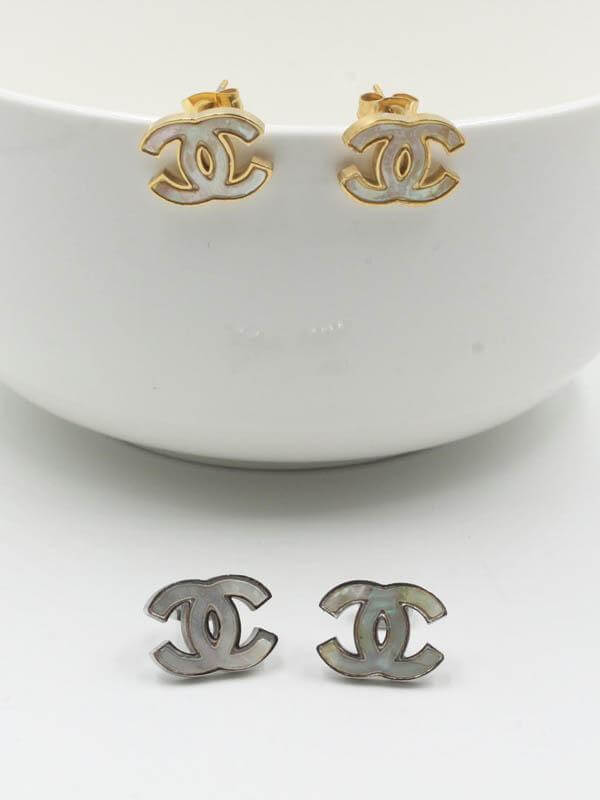 حلق شانيل شيل حلق chanel