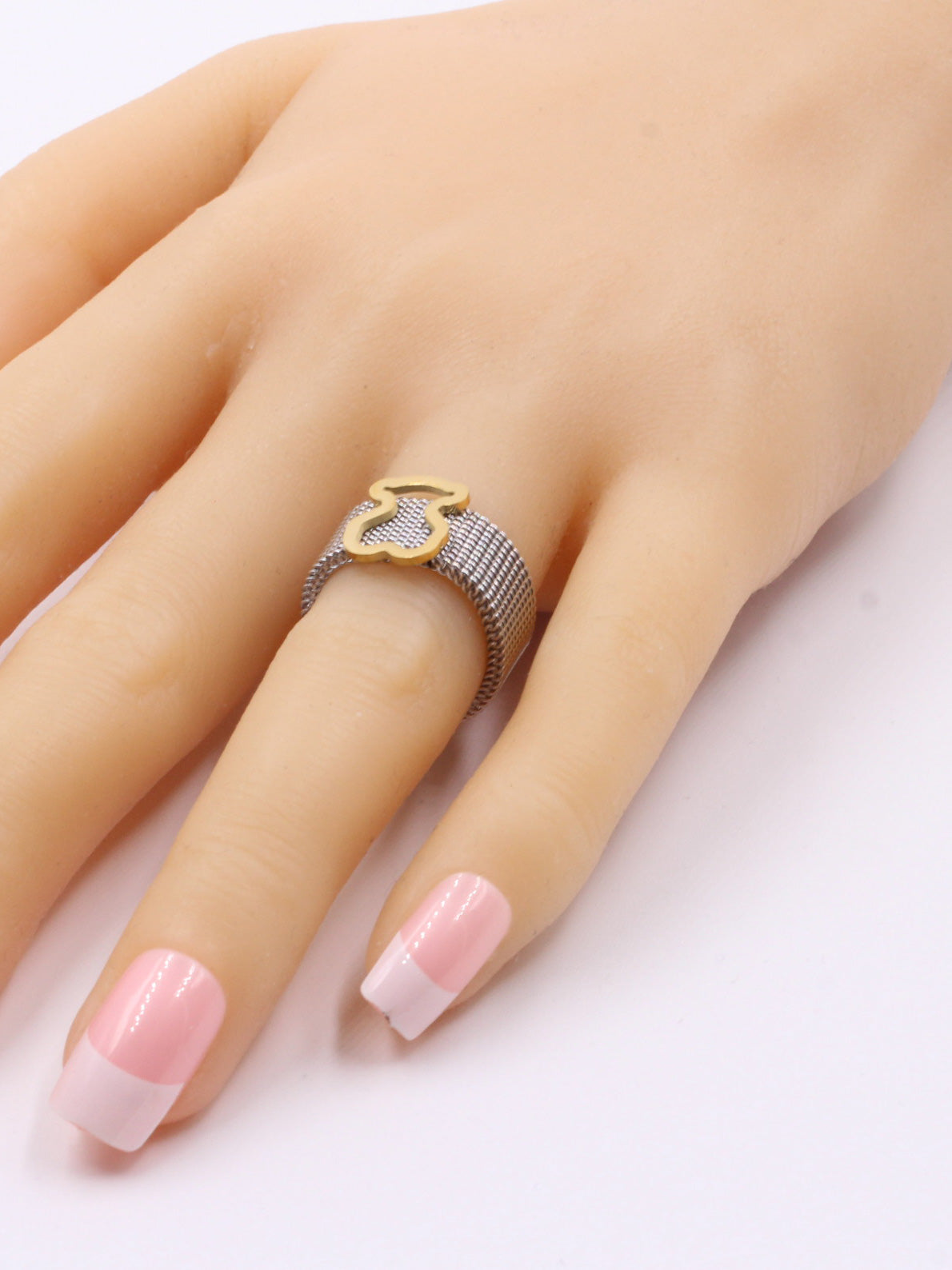 خاتم توس الدب مفرغ خواتم دبدوب