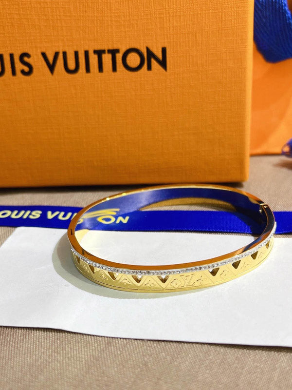 اسوارة لويس فيتون ذهبيه اسواره louis vuitton ذهبي