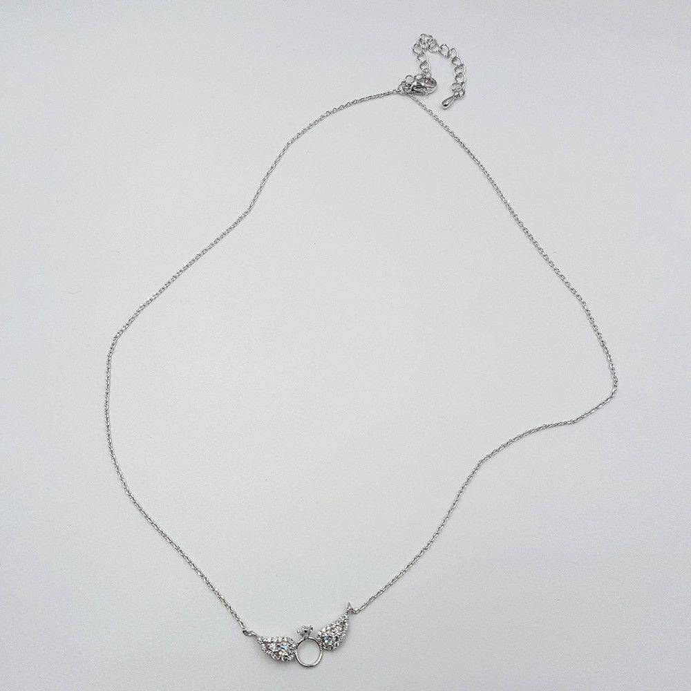 سلسال جناح تيفاني زركون صغير سلسال tiffany