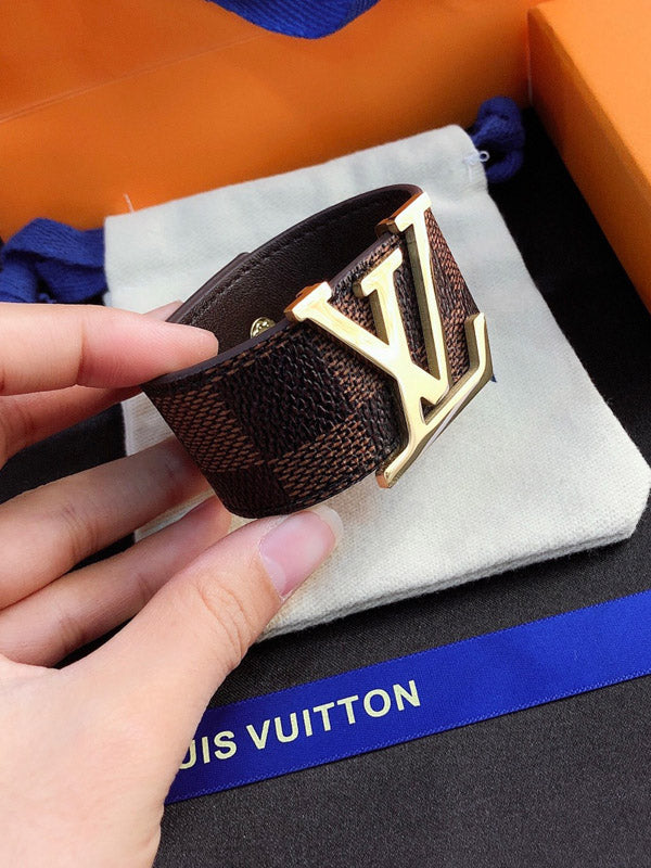 اسواره لويس فيتون نسائي جلد بني اسواره louis vuitton