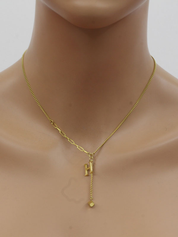 Golden Hormuz necklace - سلسال هرمز ذهبي سلسال HERMES