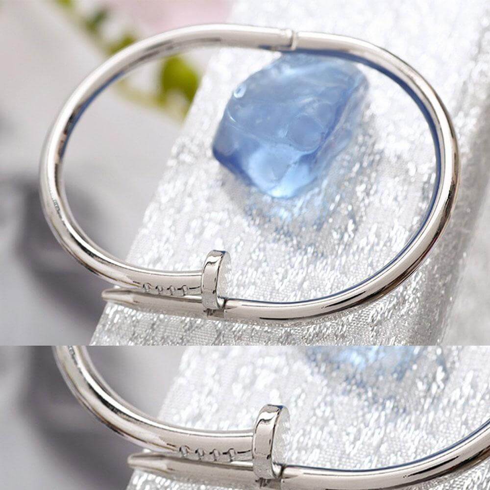 اسواره كارتير مسمار ستانلس ستيل اسواره متوفر 1 لون فضي